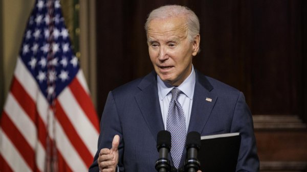 Joe Biden durante conferencia de prensa