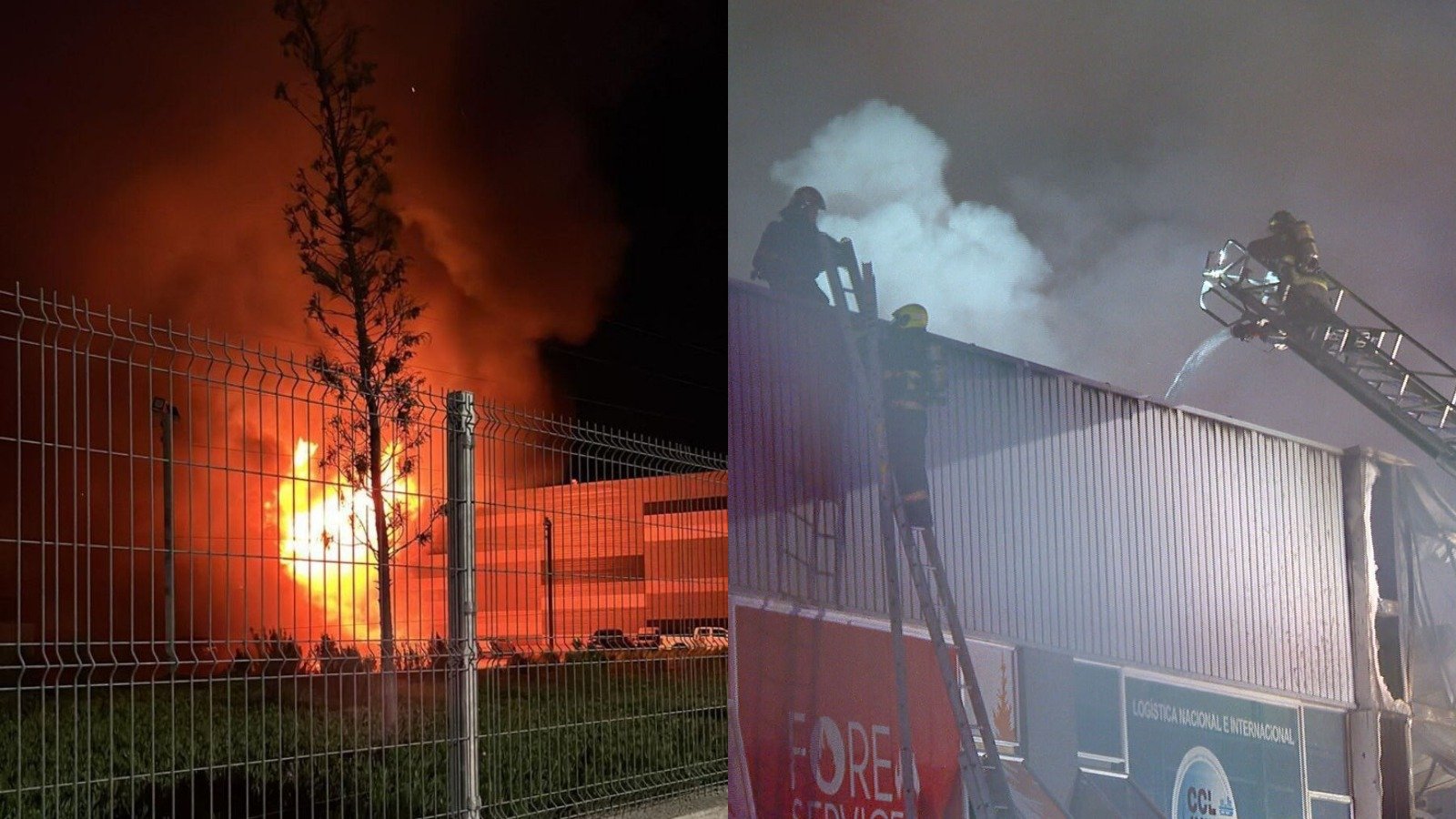 Incendio en empresa de gráficas industriales en Pudahuel