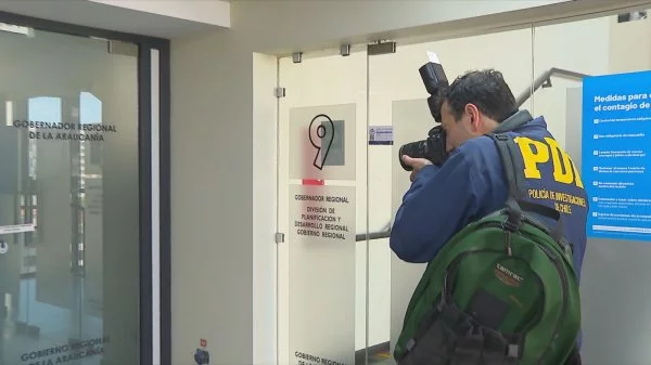 PDI allana Gobernación Regional de La Araucanía