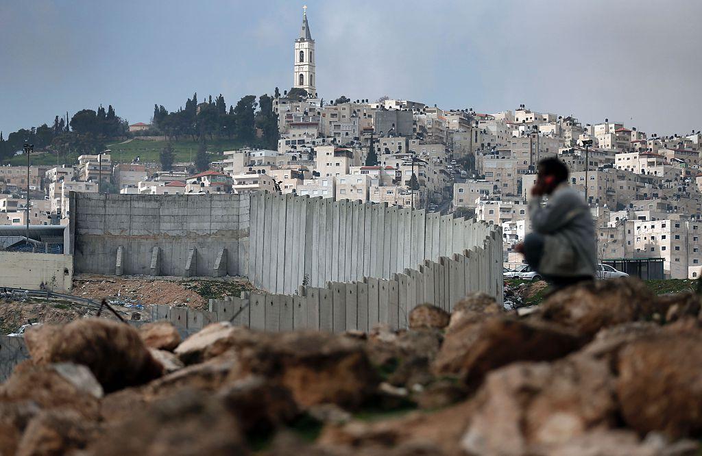 Palestino en Cisjordania.