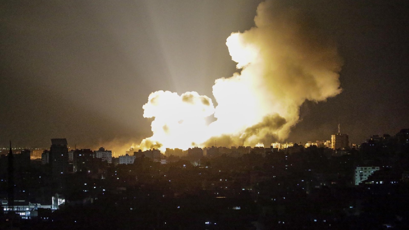Bombardeos israelíes en la Franja de Gaza