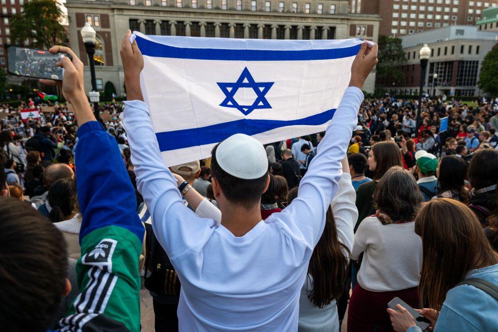 Manifestación en Estados Unidos a favor de Israel tras el ataque de Hamás el 7 de octubre.