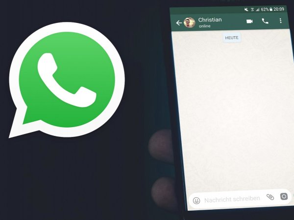 Logo de WhatsApp y smartphone Android