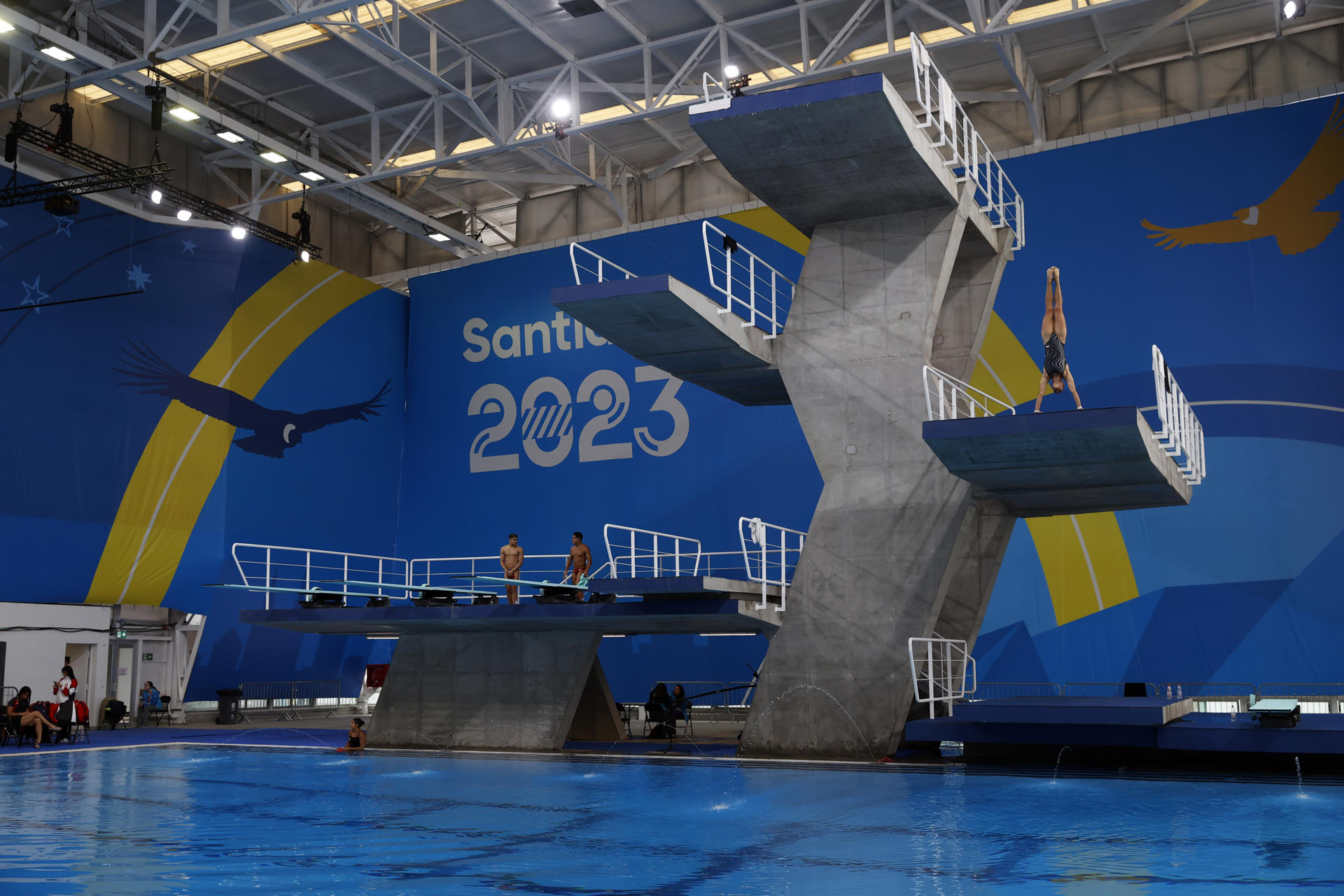 Plataforma de salto en Santiago 2023