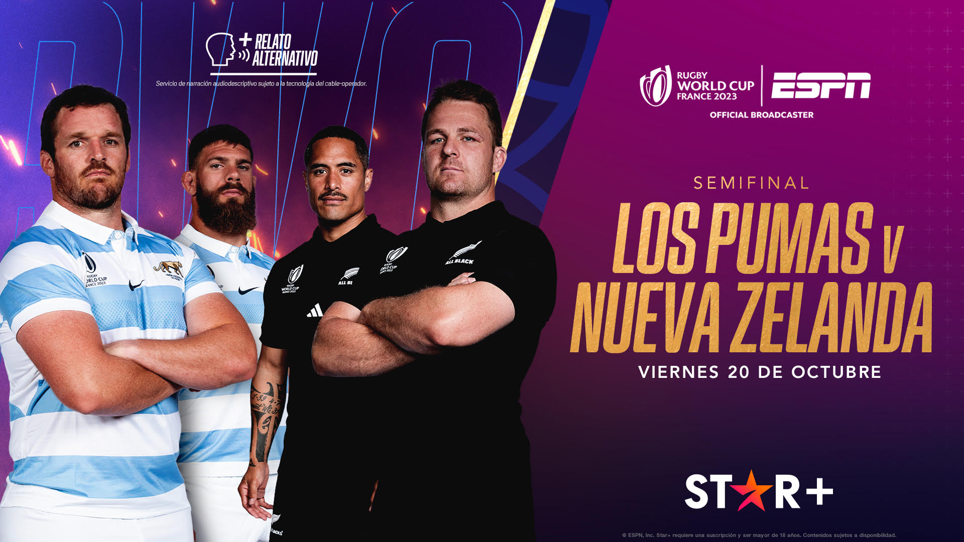 Los Pumas vs. All Blacks Horario y dónde ver la semifinal del Mundial