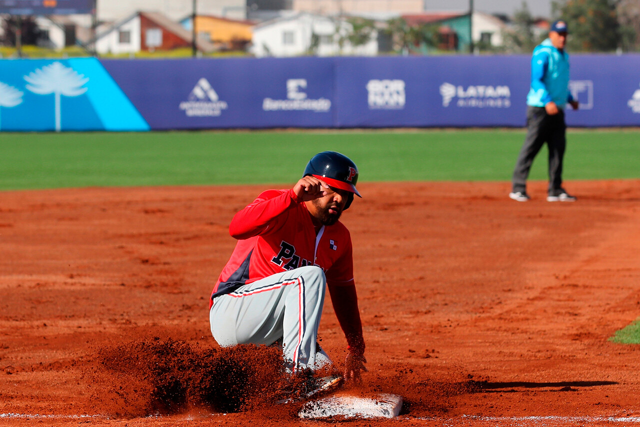 Panama vs. Dominican Republic. Baseball match Pan American Games Santiago 2023