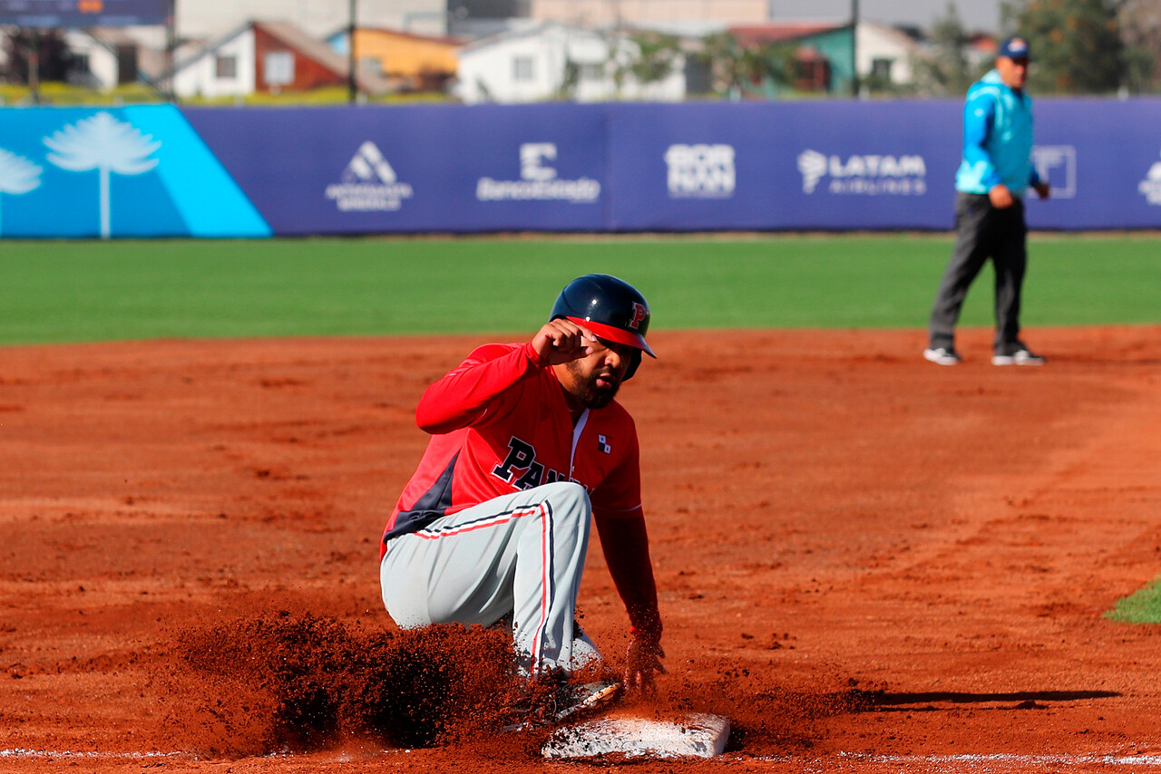 Panama vs. Dominican Republic. Baseball match Pan American Games Santiago 2023