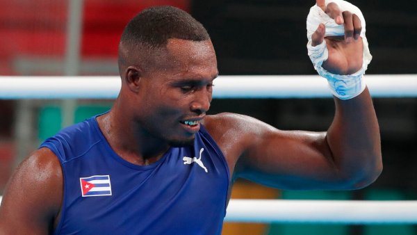 Boxer Julio César La Cruz at the Pan American Games