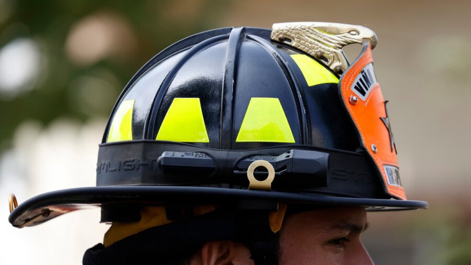 Casco de bombero.