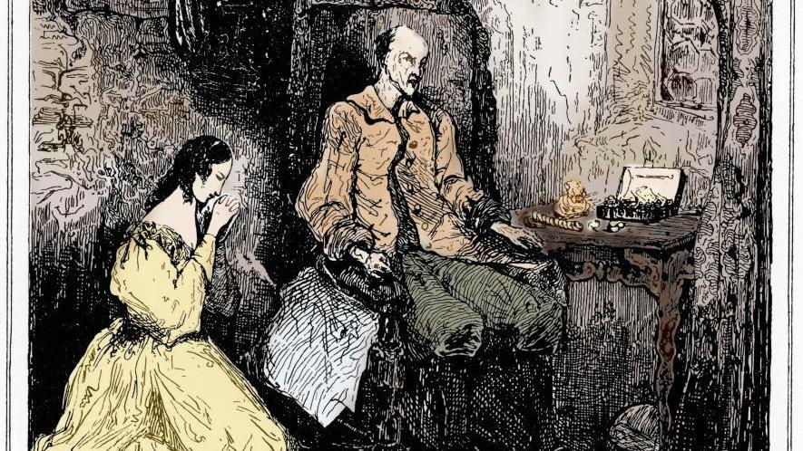 Ilustración de "La comedia humana", de Balzac.
