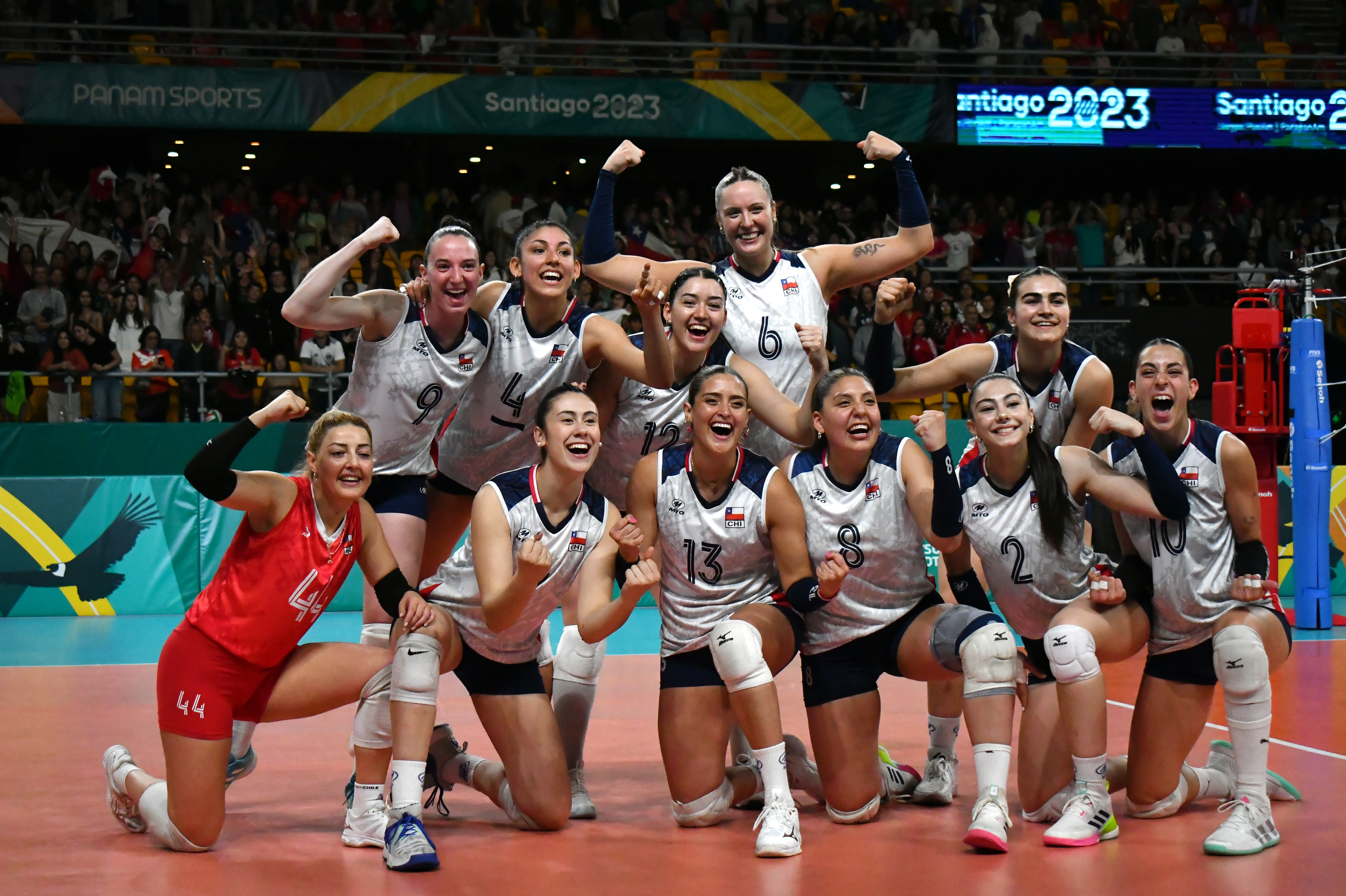 Vóleibol femenino Team Chile Panamericanos Santiago 2023.