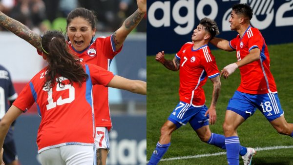Selección femenina y masculina de fútbol. Juegos Panamericanos Santiago 2023.