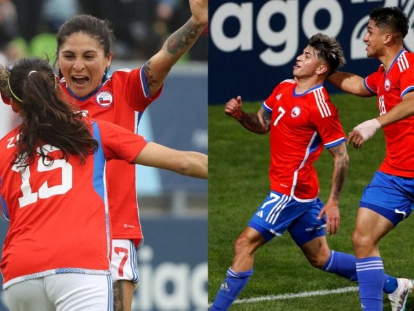 Selección femenina y masculina de fútbol. Juegos Panamericanos Santiago 2023.