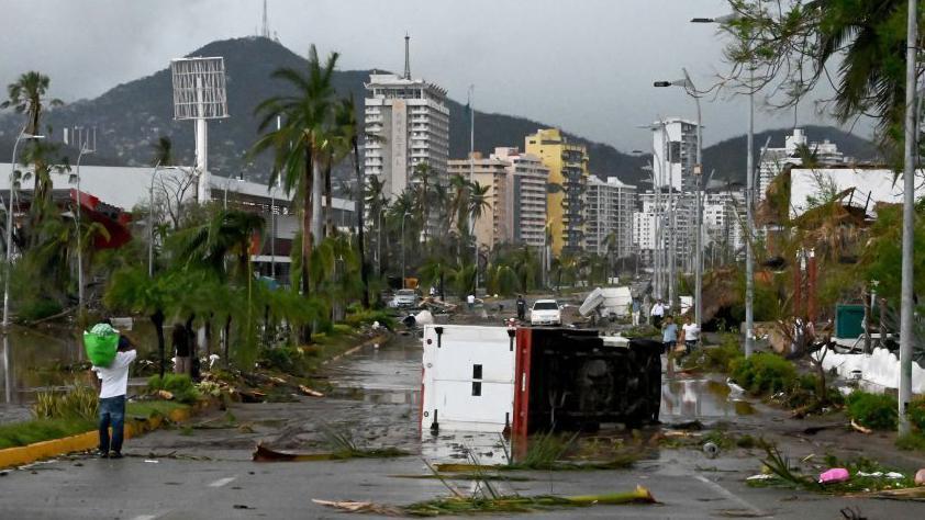 La enorme devastación que dejó el huracán Otis tras su paso por Acapulco
