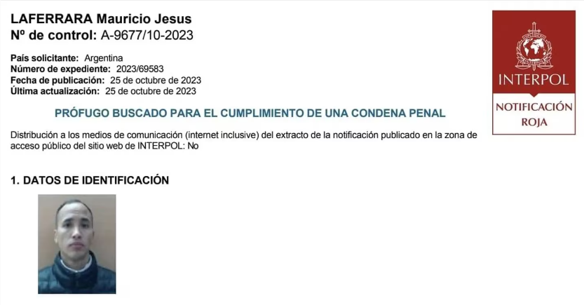 imagen interpol alerta roja 