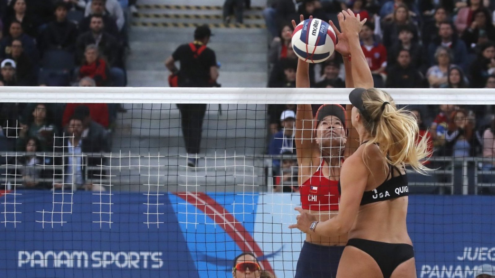 Estados Unidos termina con la ilusión del Team Chile en voleibol playa