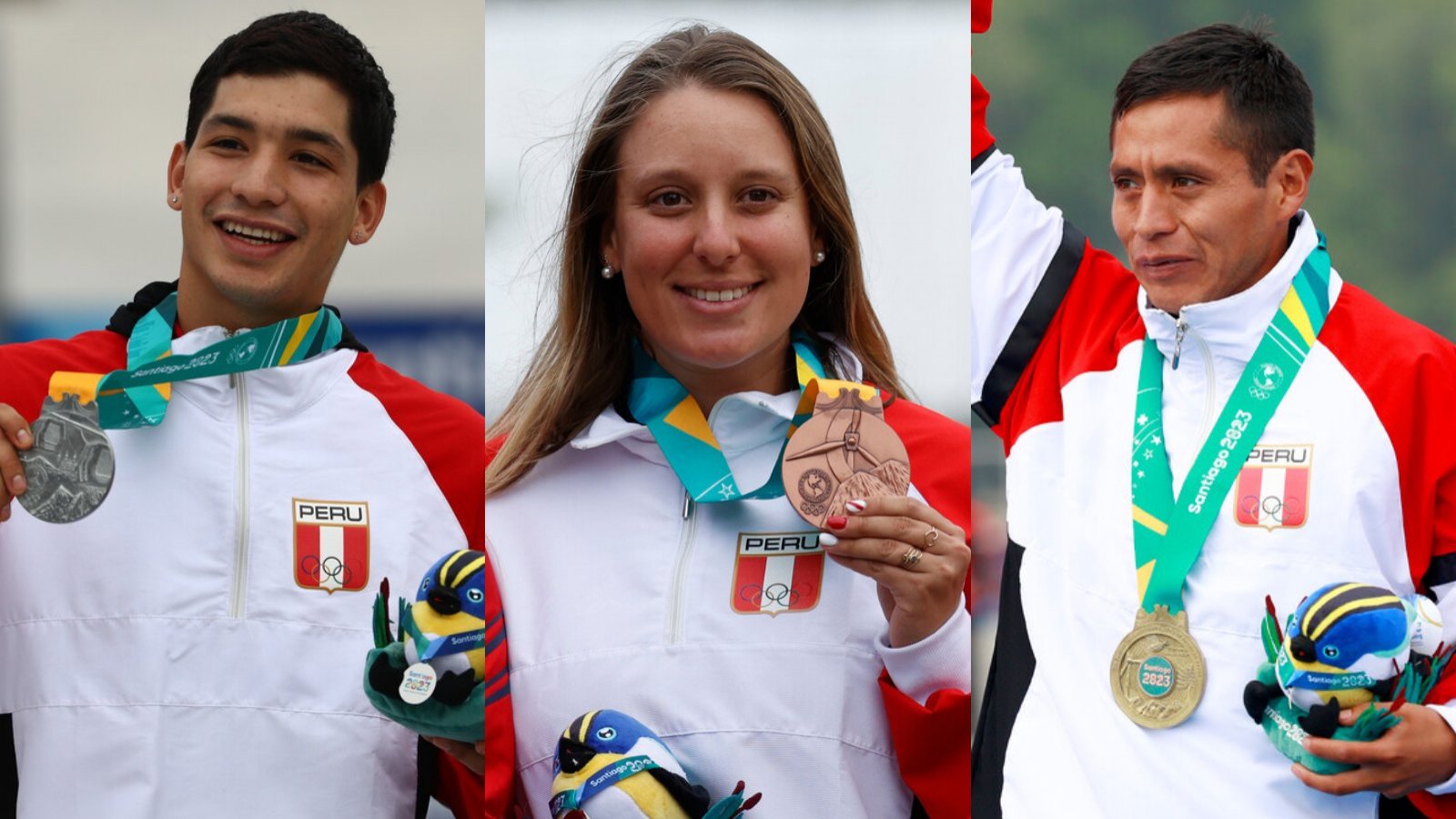 Medallistas peruanos en los Juegos Panamericanos Santiago 2023.