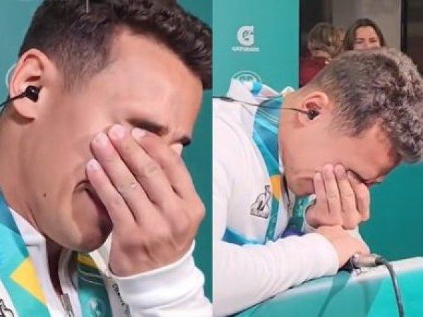 Daniel Villafañé emocionado en PAnamericanos