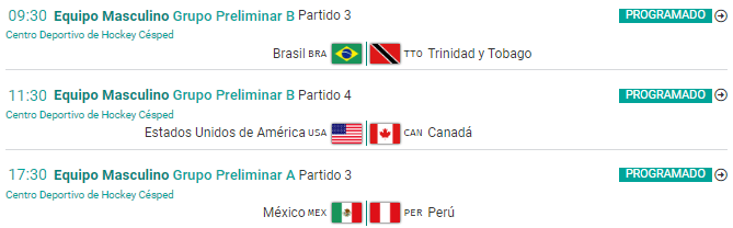 Otros partidos de Hockey Césped Santiago en 2023