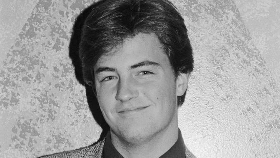 Matthew Perry en Nueva York en 1988.