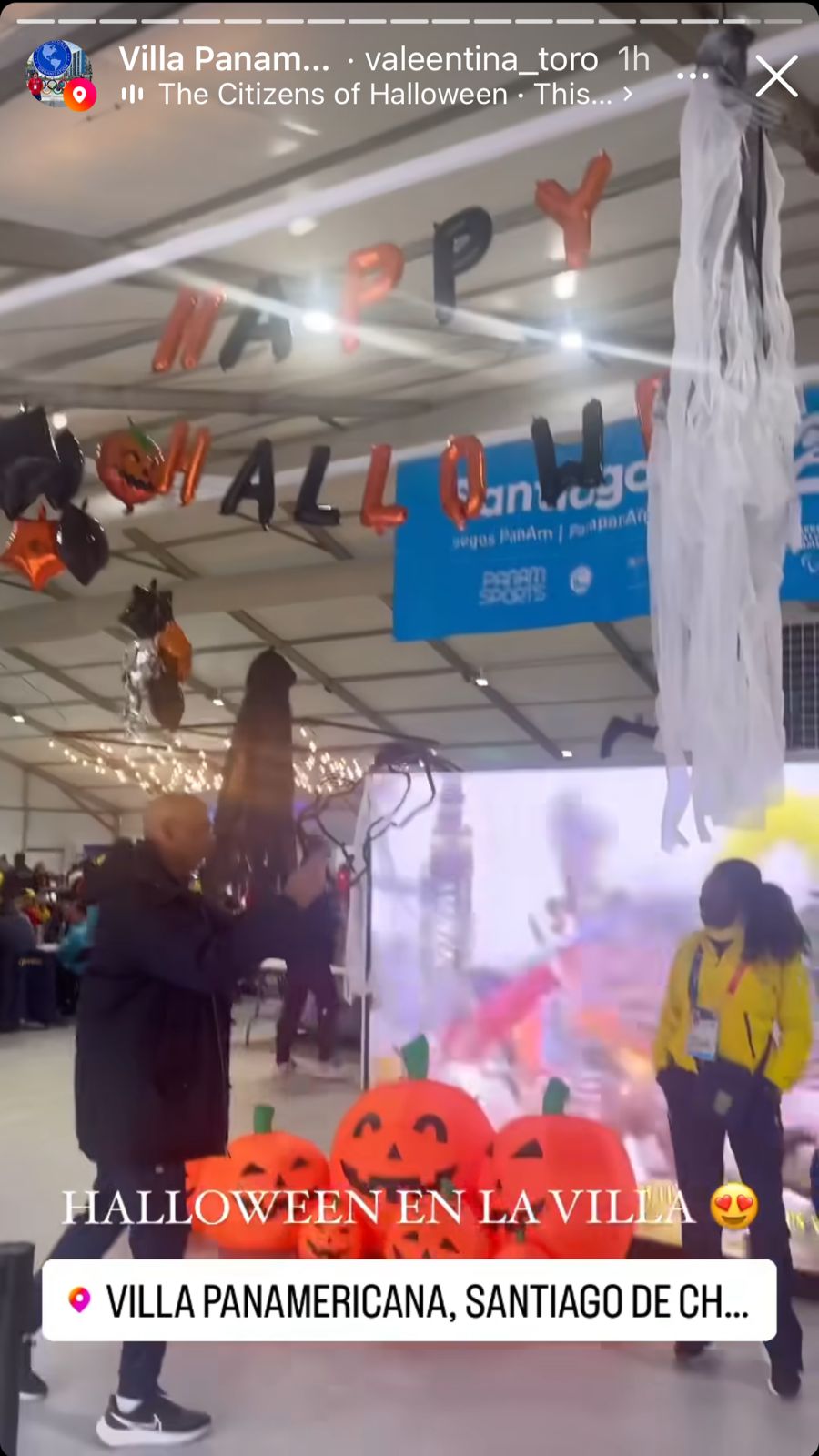 Halloween en la Villa Panamericana.