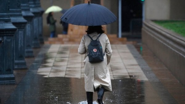 Lluvia en Santiago