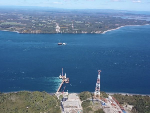 Construcción del Puente Chacao