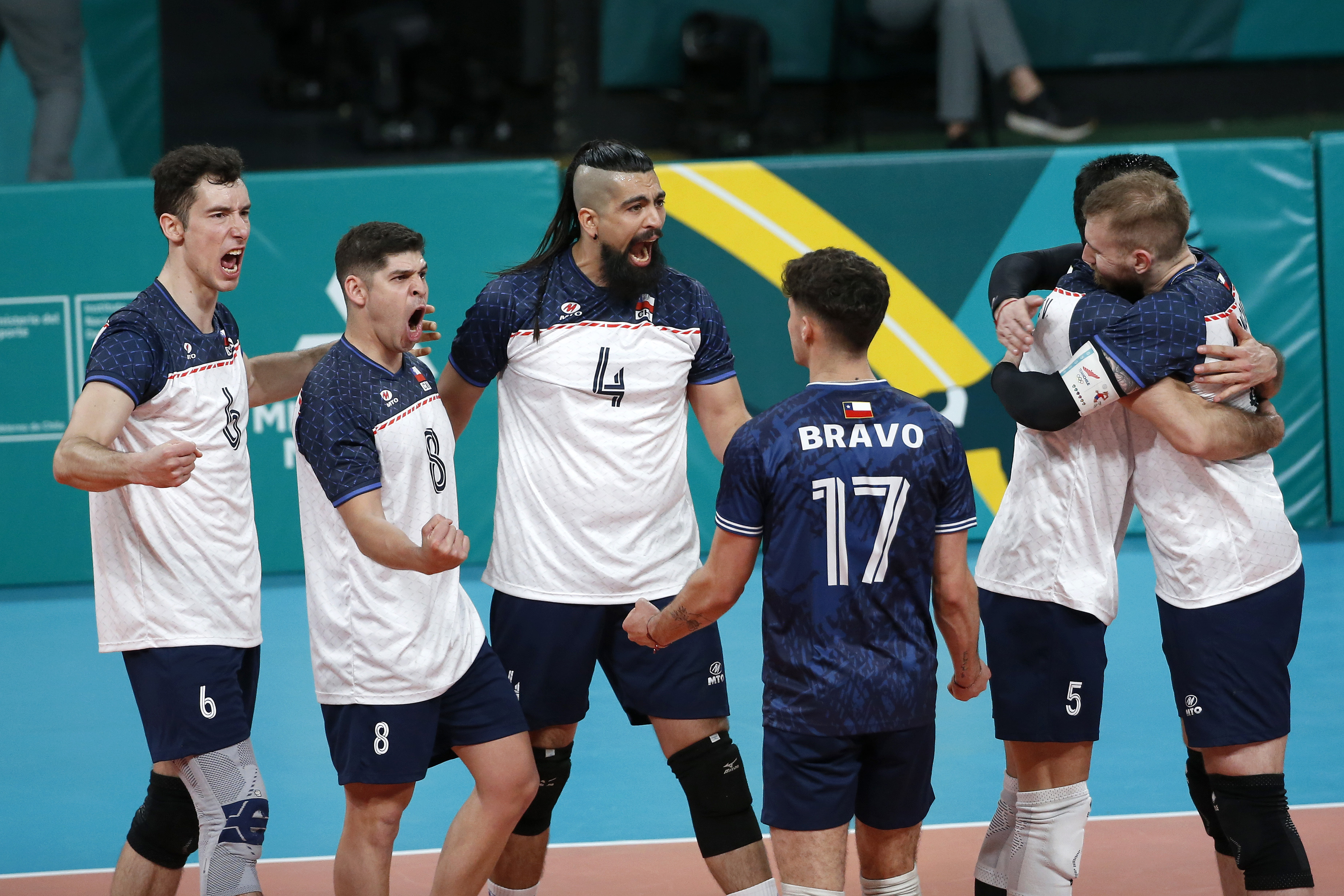 Vóleibol los guerreros panamericanos.