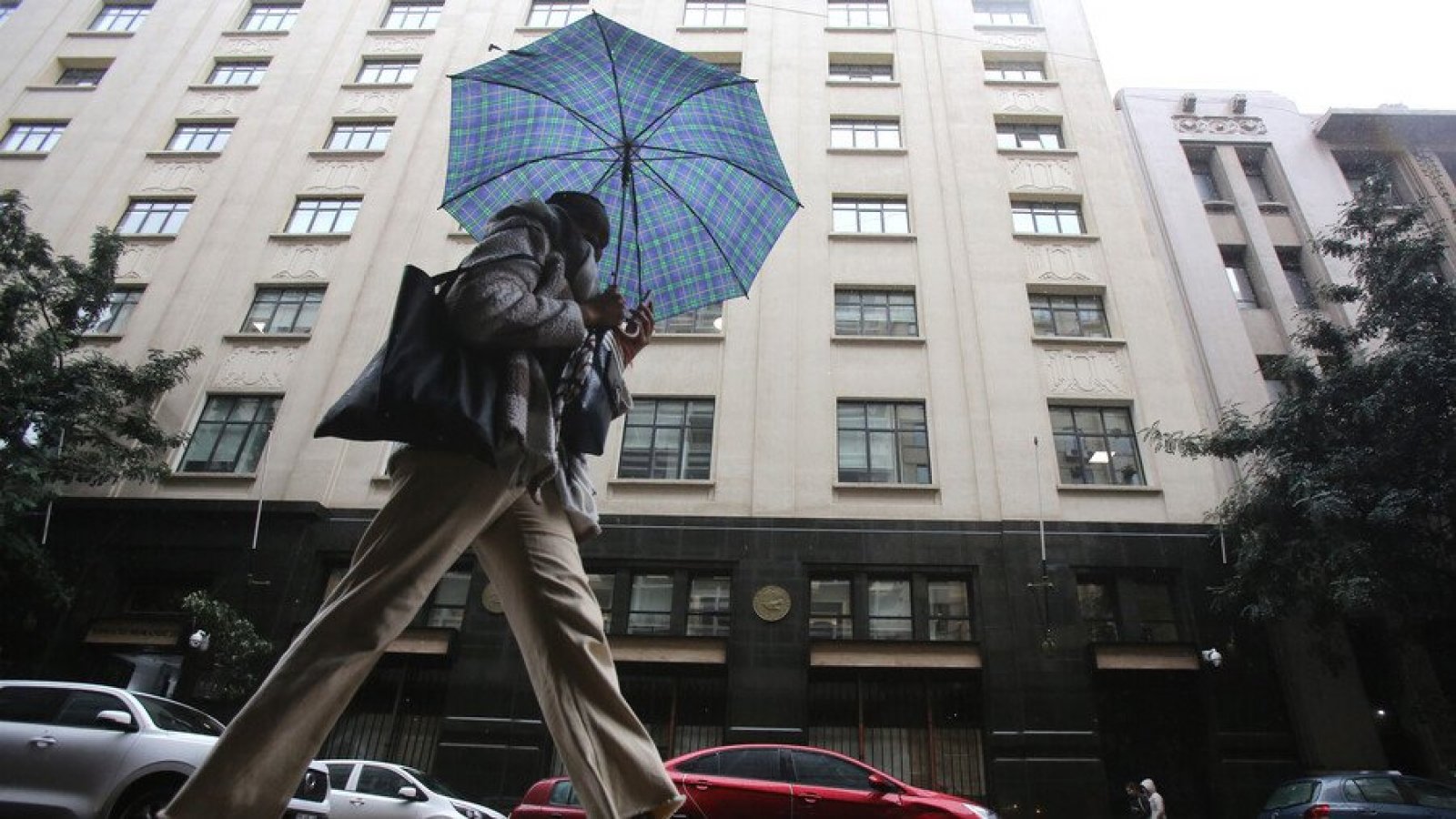 Lluvia en Santiago