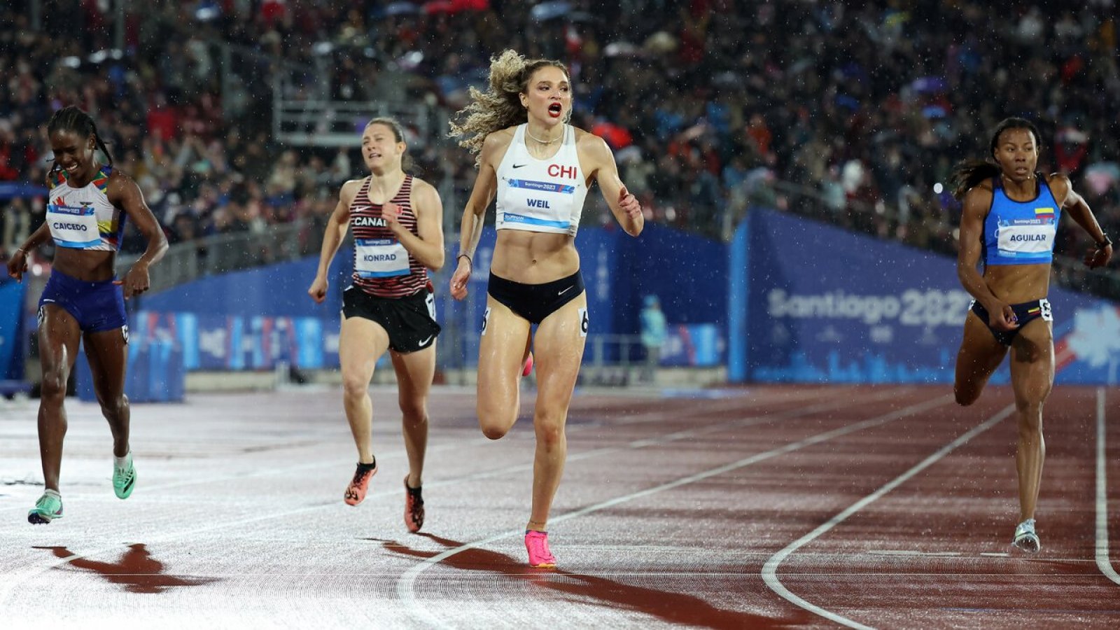 Martina Weil en los Juegos Panamericanos Santiago 2023.