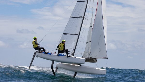 Vela en los Juegos Panamericanos Santiago 2023.