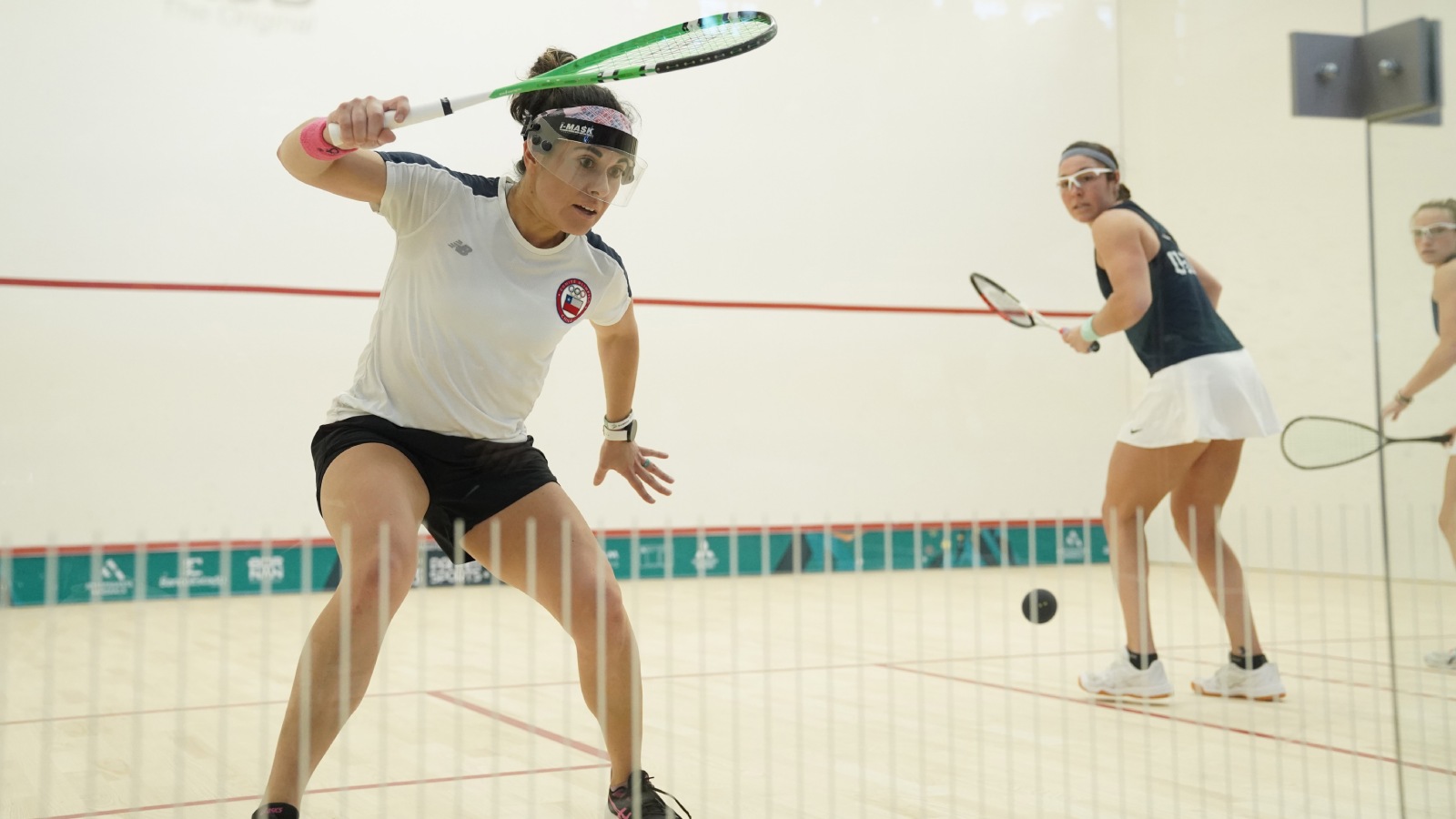 ¡Nueva medalla para Chile! Ana María Pinto y Giselle Delgado logran bronce en Squash