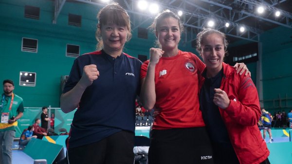 Paulina Vega, Daniela Ortega y Tania Zeng en los Juegos Panamericanos Santiago 2023