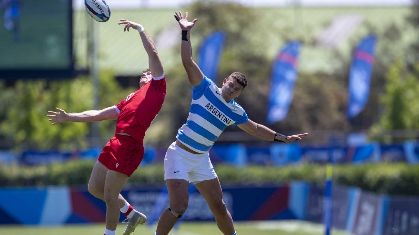 Argentina cumple con los pronósticos y le arrebata el oro al Team Chile en Rugby 7 masculino
