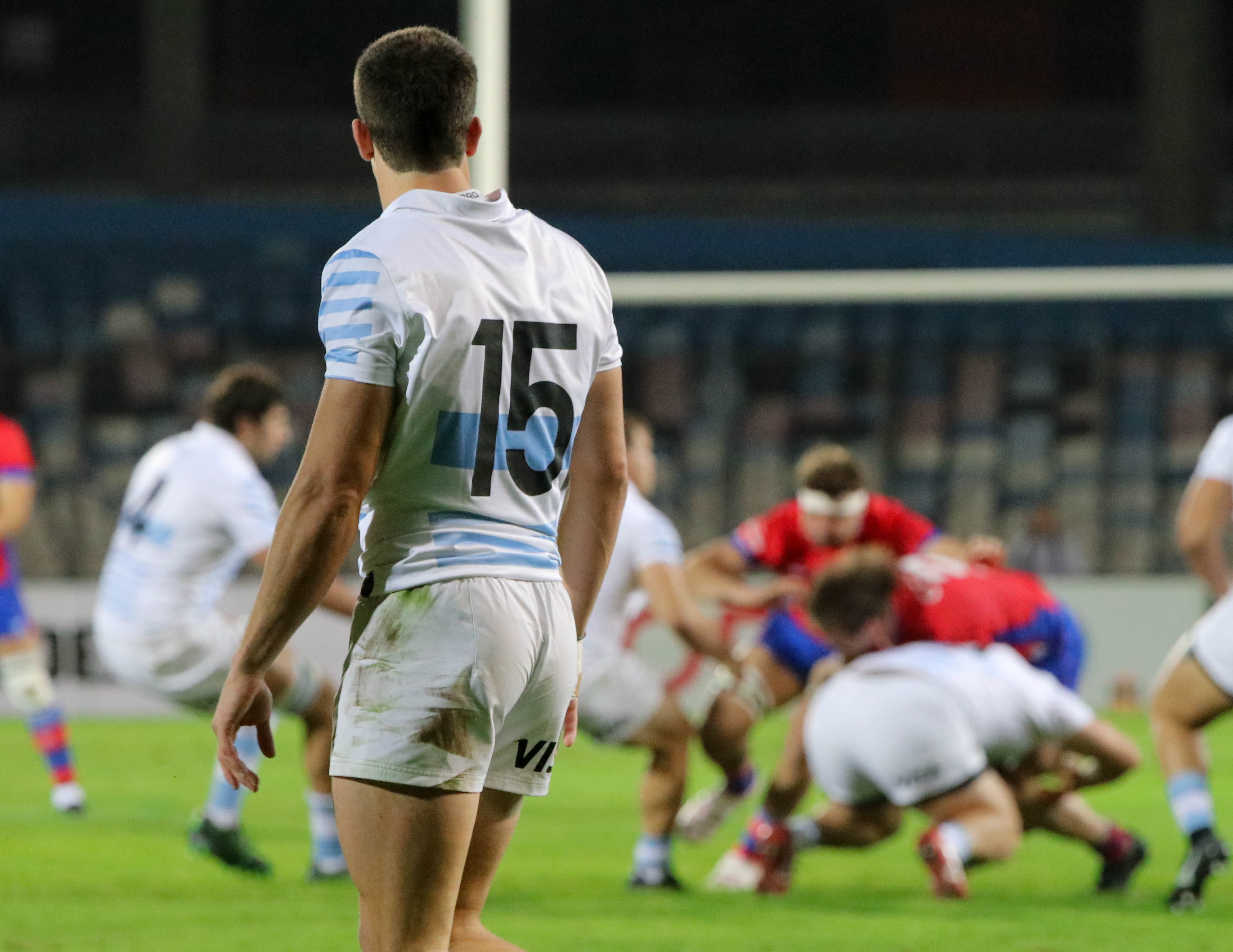 Argentina en la final de panamericanos de rugby.