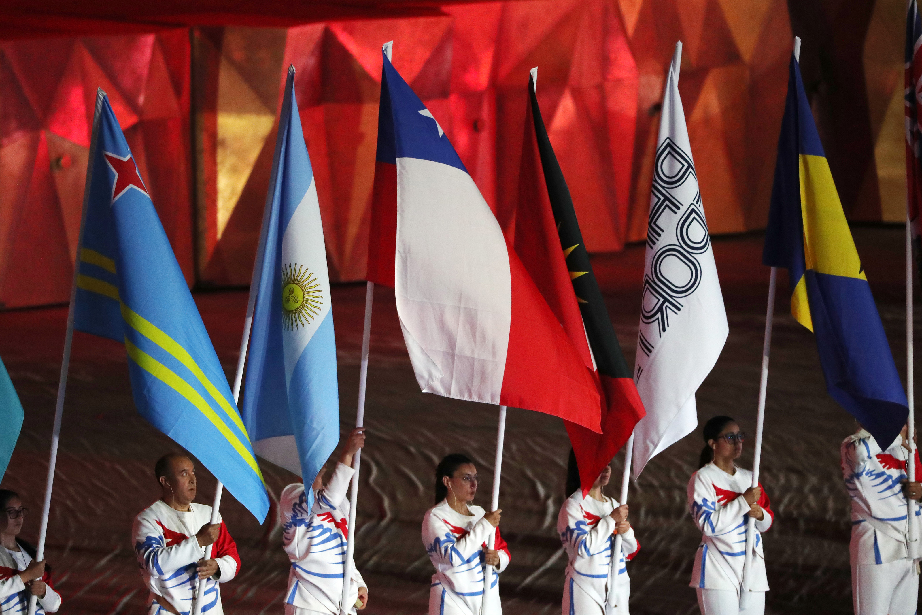 Ceremonia apertura Panamericanos 2023.