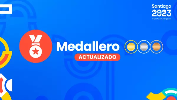 Medallero juegos panamericanos Santiago 2023.