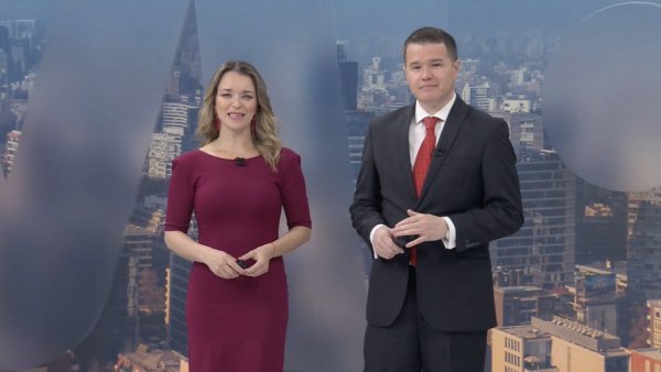 Carla Zunino y Davor Gjuranovic en 24 AM.