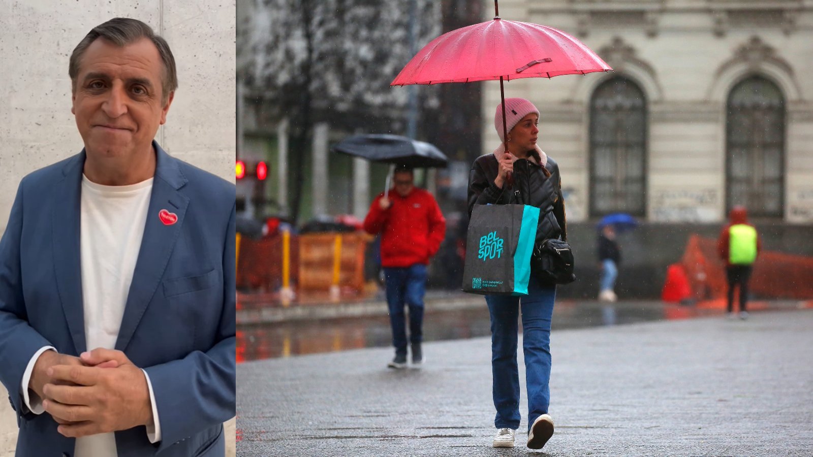 Iván Torres y pronóstico del tiempo para Santiago.