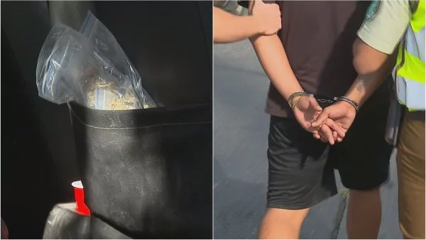Hallan droga en vehículo fiscalizado en La Florida