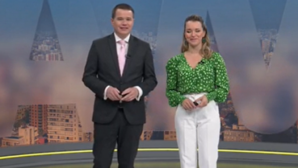 Carla Zunino y Davor Gjuranovic en 24 AM.