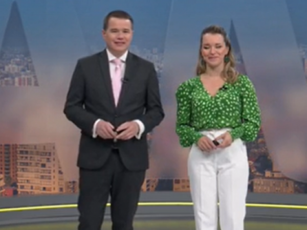 Carla Zunino y Davor Gjuranovic en 24 AM.