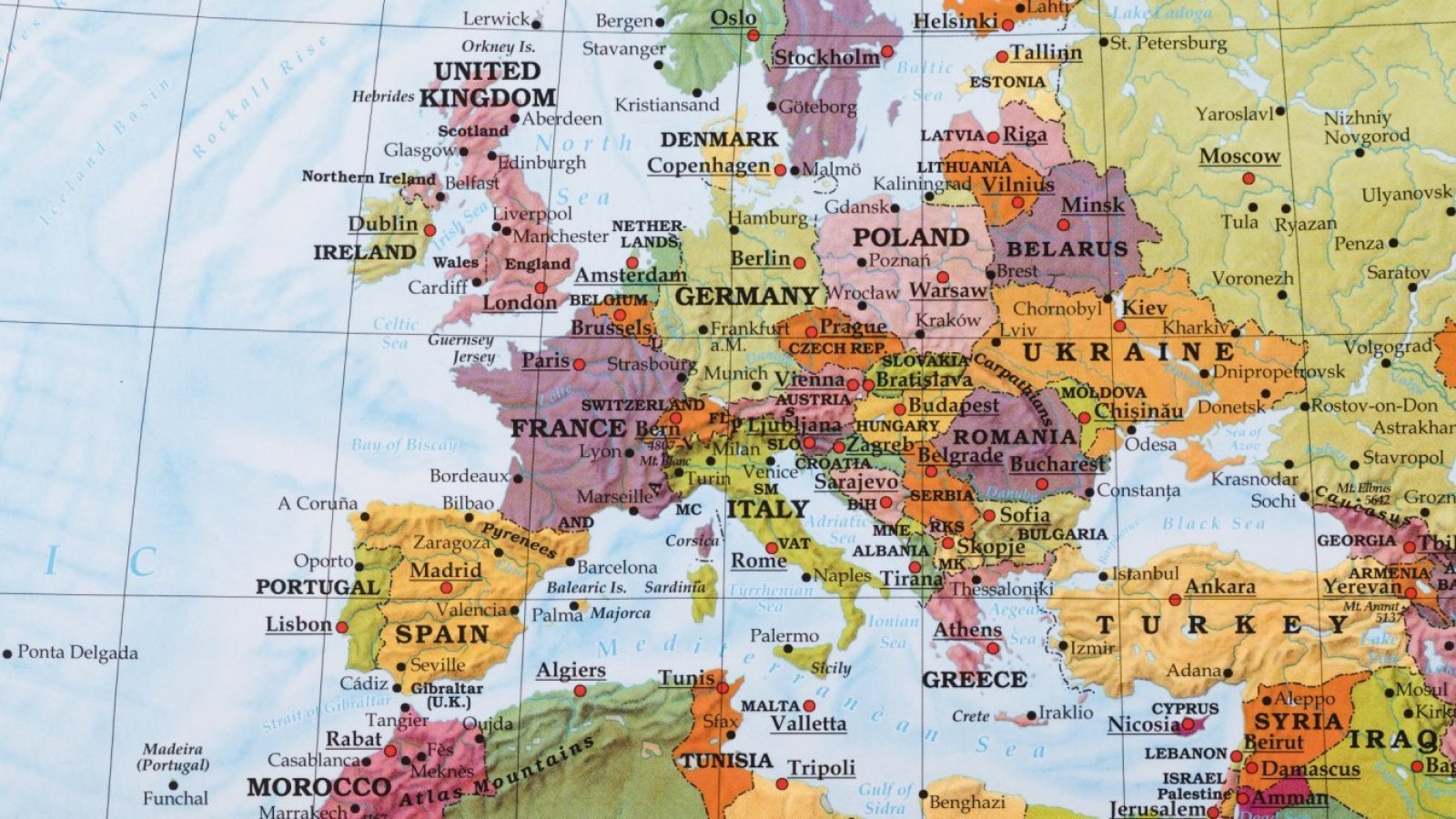Estos son todos los países de Europa: revisa el listado