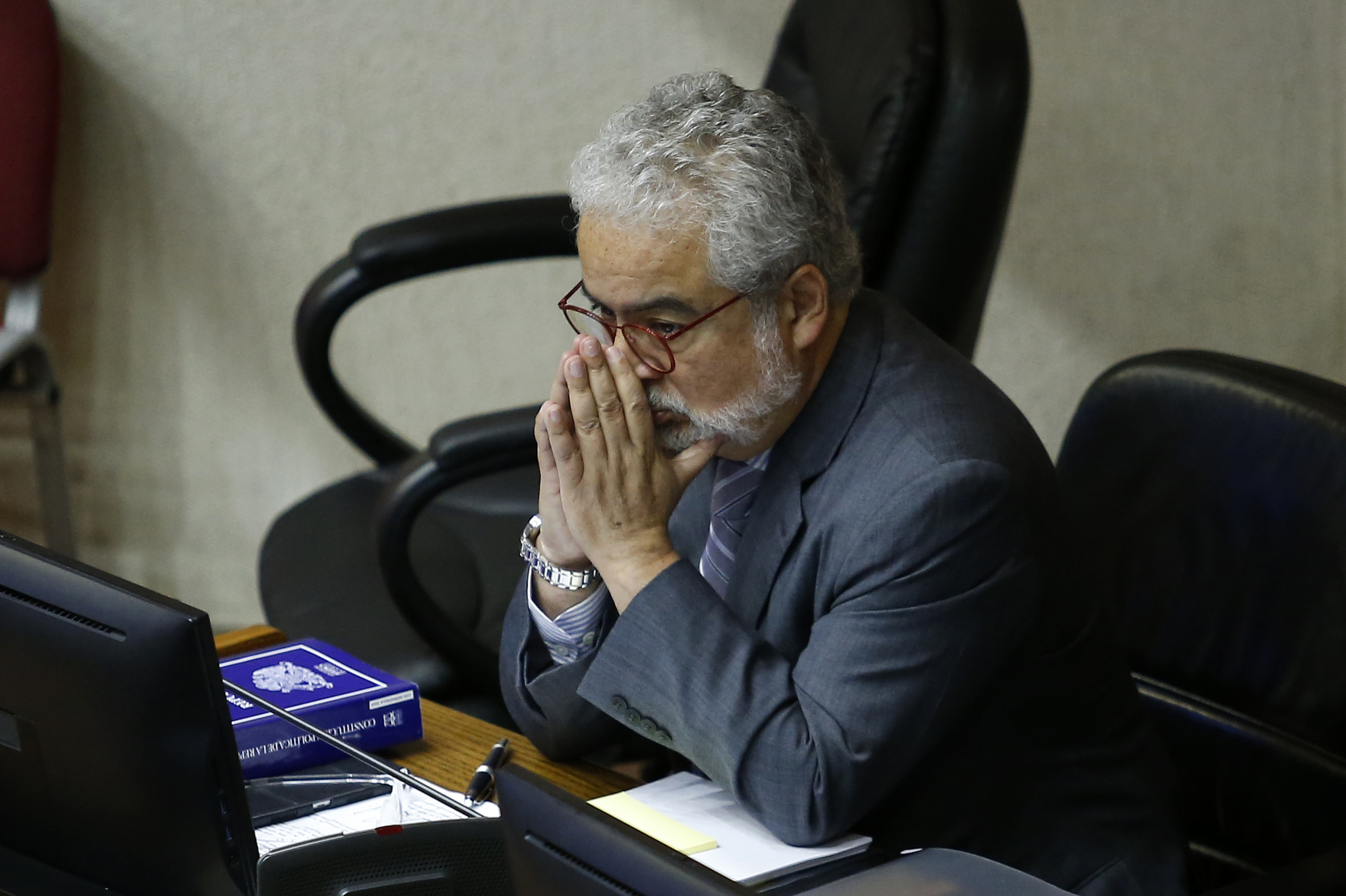 Luis Hermosilla en el Congreso.