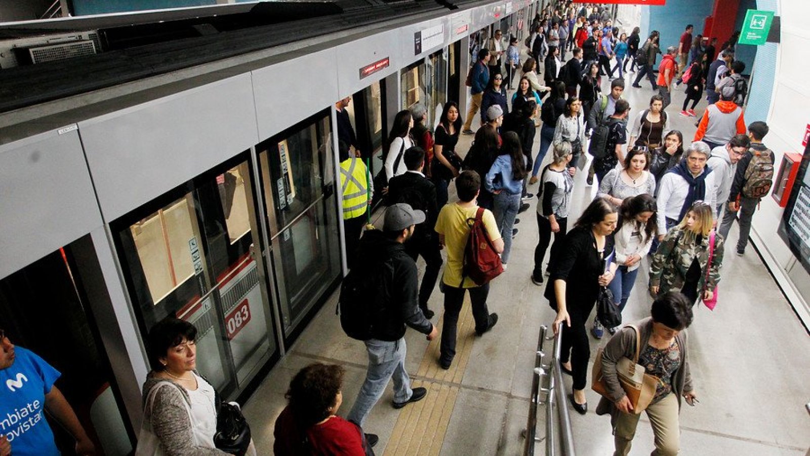 Metro de Santiago - inauguración Parapanamericanos 2023