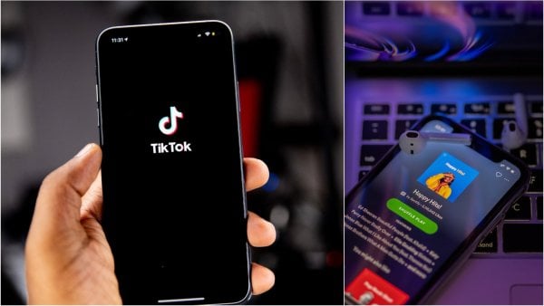 TikTok y Spotify