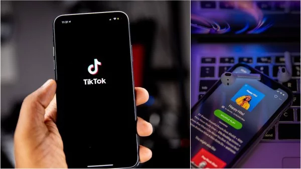 TikTok y Spotify