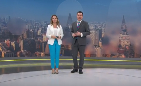 24 AM junto a Carla Zunino y Davor Gjuranovic.