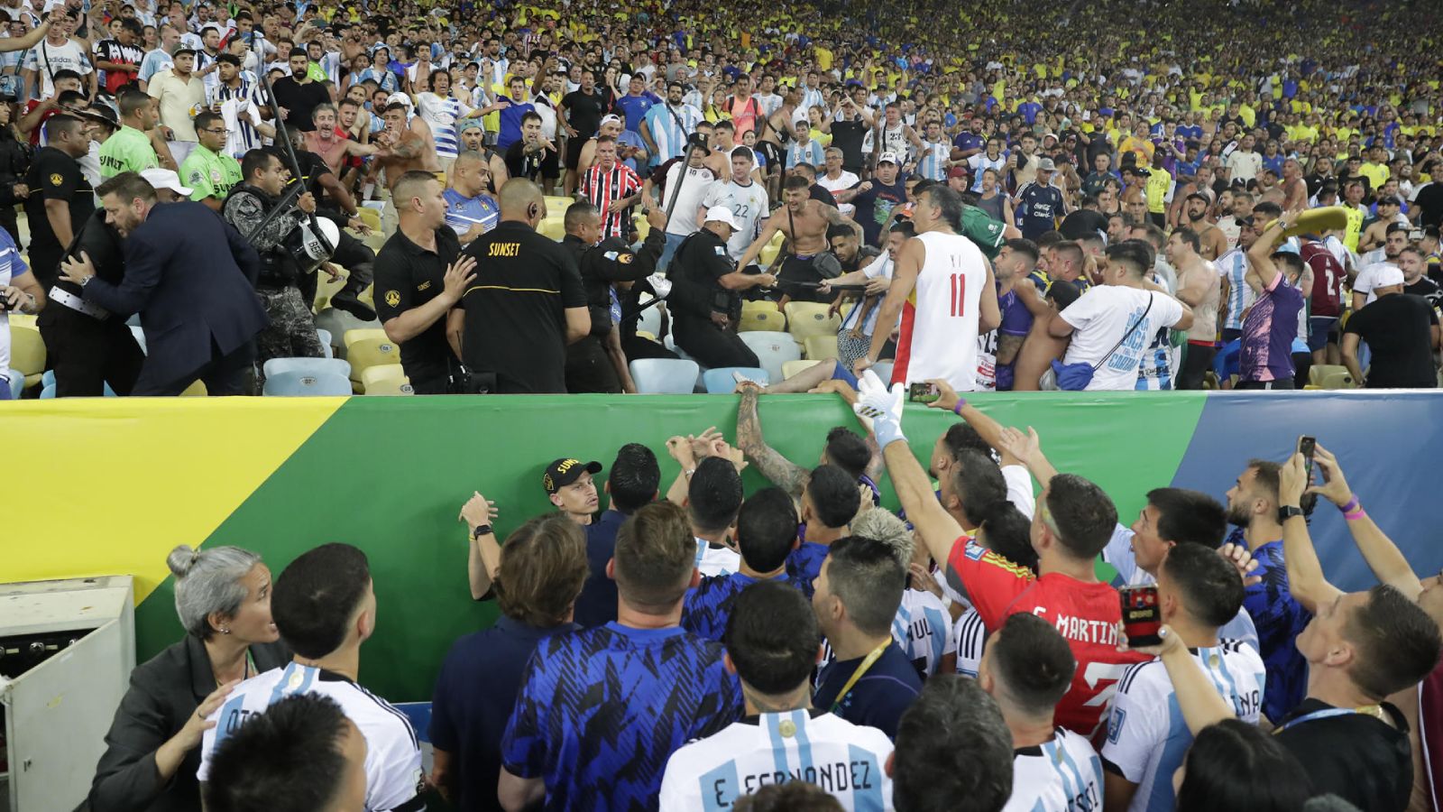 Brasil Argentina incidentes en el Maracaná