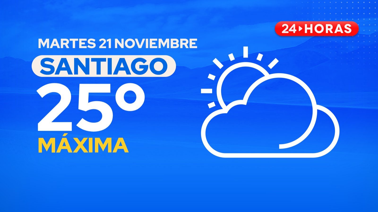El tiempo en Santiago: martes 21 de noviembre 2023